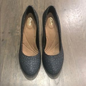 Brand new. Never worn black and white pumps